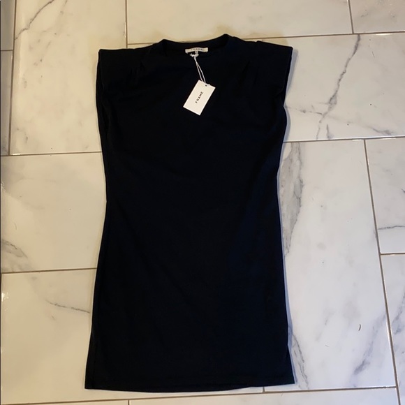 FRAME WOMEN'S PADDED SHOULDER DRESS - Picture 5 of 7